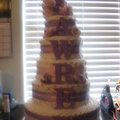 Purple Girl Diaper Cake