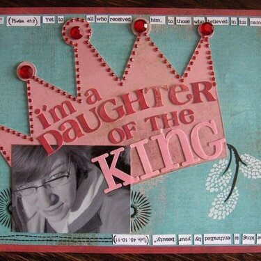 I&#039;m a daughter of the King (Clear Scraps)