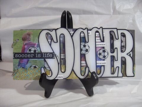 Soccer (custom word album from Clear Scraps - new CHA)
