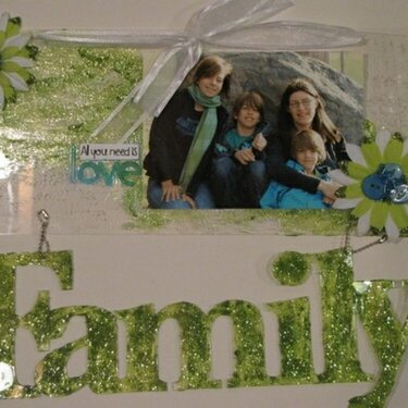 Family Wall hanging - New Clear Scraps
