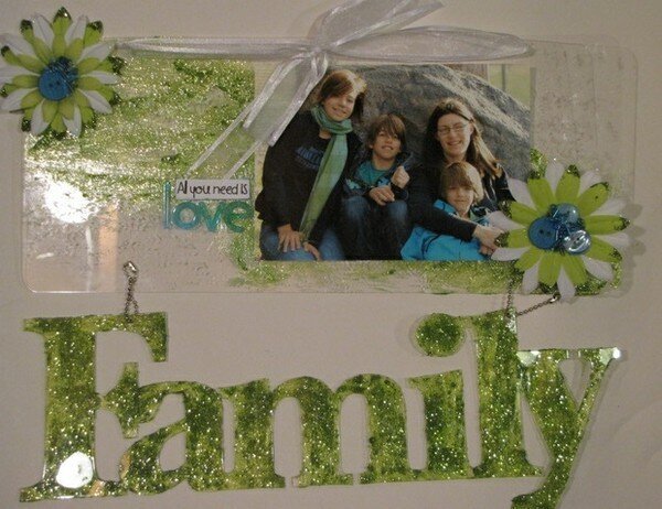Family Wall hanging - New Clear Scraps