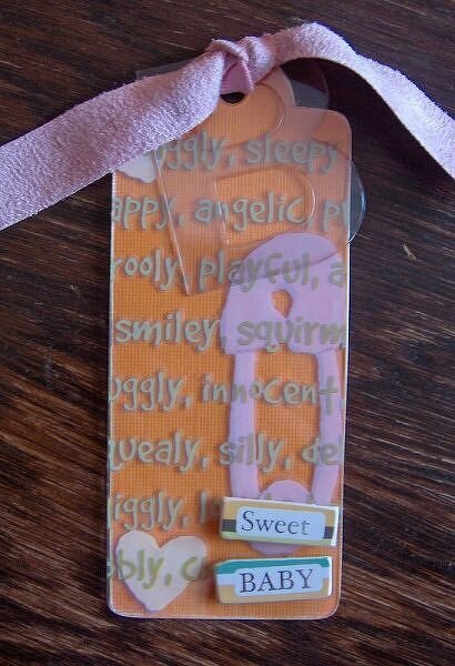 Sweet Baby Tag (Clear Scraps)