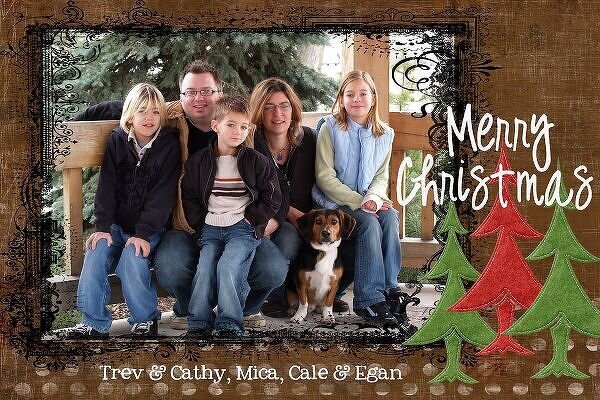 Our Christmas Card....my first ever attempt at digi 
