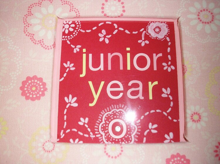Junior Year Cover Close UP