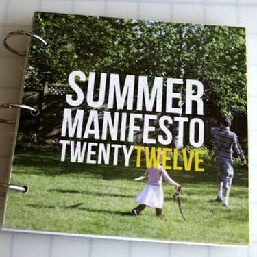 Summer Manifesto MiniAlbum 6x6