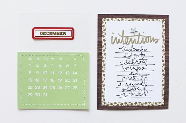 December Daily 2013 | Interior Page Preparations