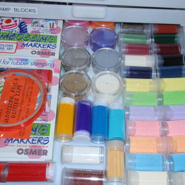 Embossing Powders and pens