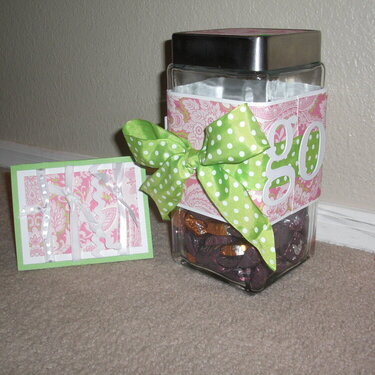 Goodies Jar with Matching Card