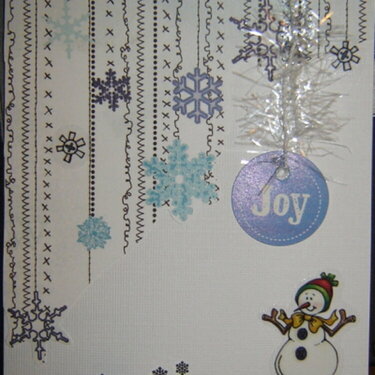 Let it Snow / Joy / Winter card