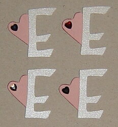 &quot;Letters of the Word&quot; swap -- Love #1 - E