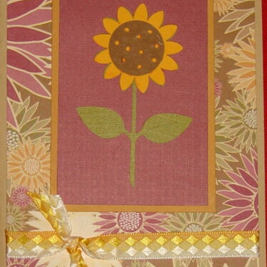 Sunflower Card