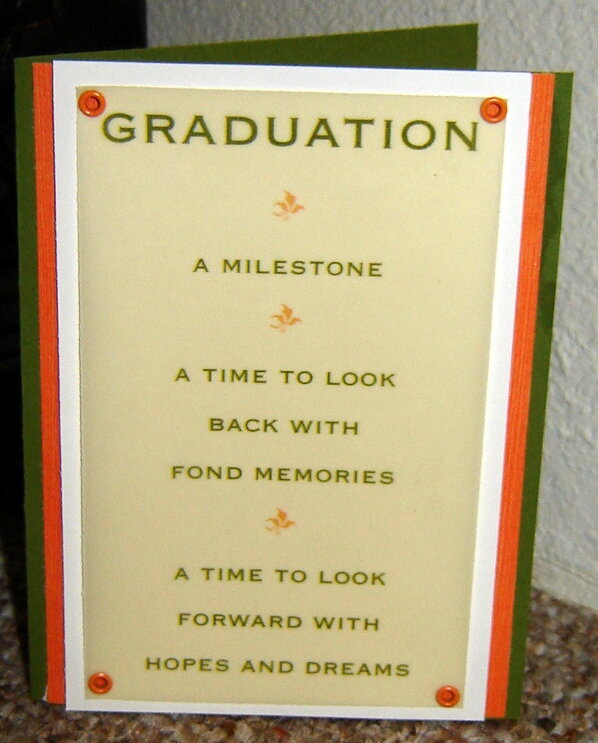 Graduation - A milestone