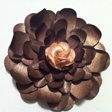 Bronze Handmade Flower