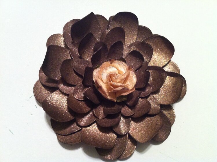 Bronze Handmade Flower