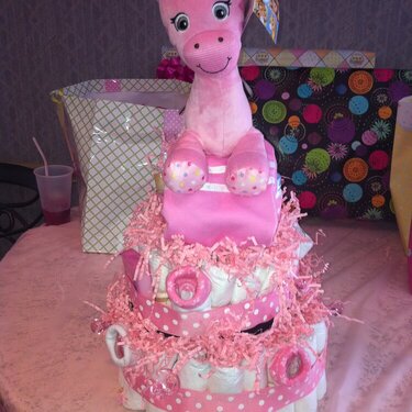 Diaper Cake - Front View