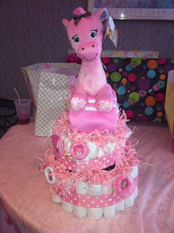 Diaper Cake - Front View