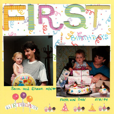 First Birthdays