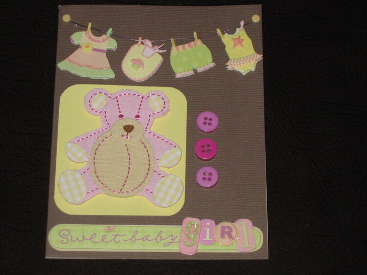 Baby Girl Card