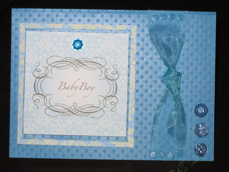 baby boy card