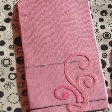 Pink Swirl Tag