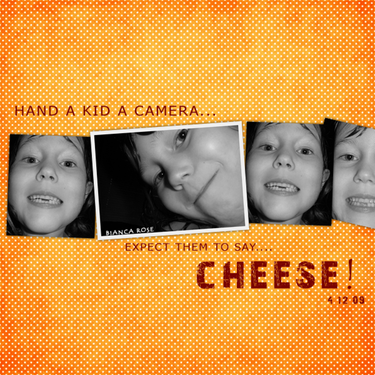 Bianca Says cheese