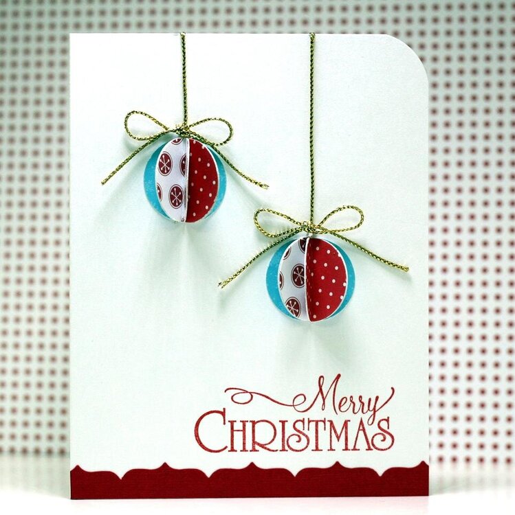 Merry Christmas 3-D Ornaments