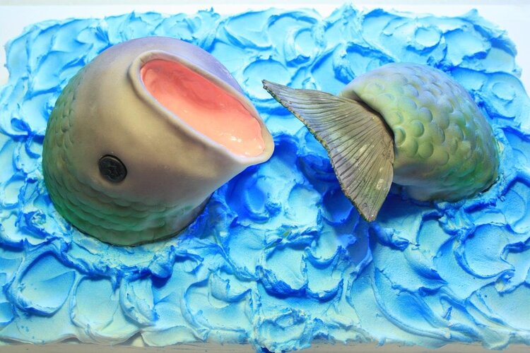 Gone Fishin&#039; Cake 1