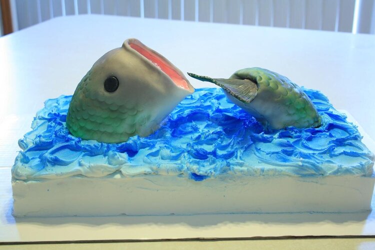 Gone Fishin&#039; Cake 2
