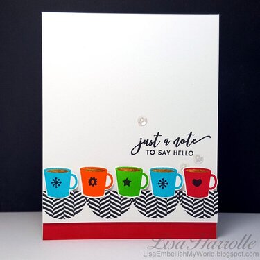 Just a Note Coffee Cups