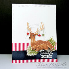 Christmas Deer Card Set #3