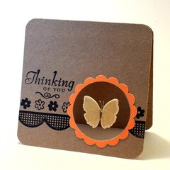 Thinking of You Window Card