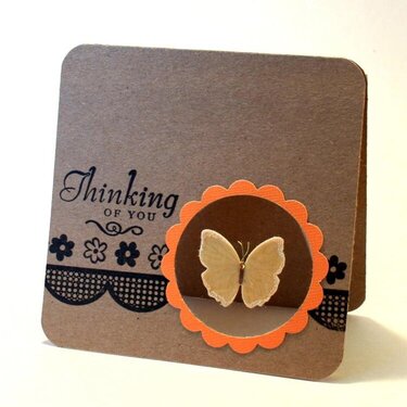 Thinking of You Window Card