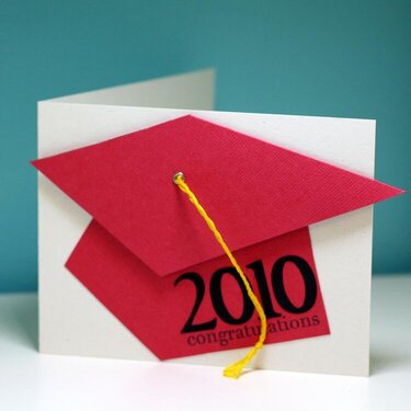 Graduation Cap card 2010