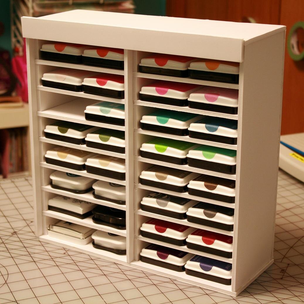 DIY Ink Pad Storage - foam board - Project Idea 