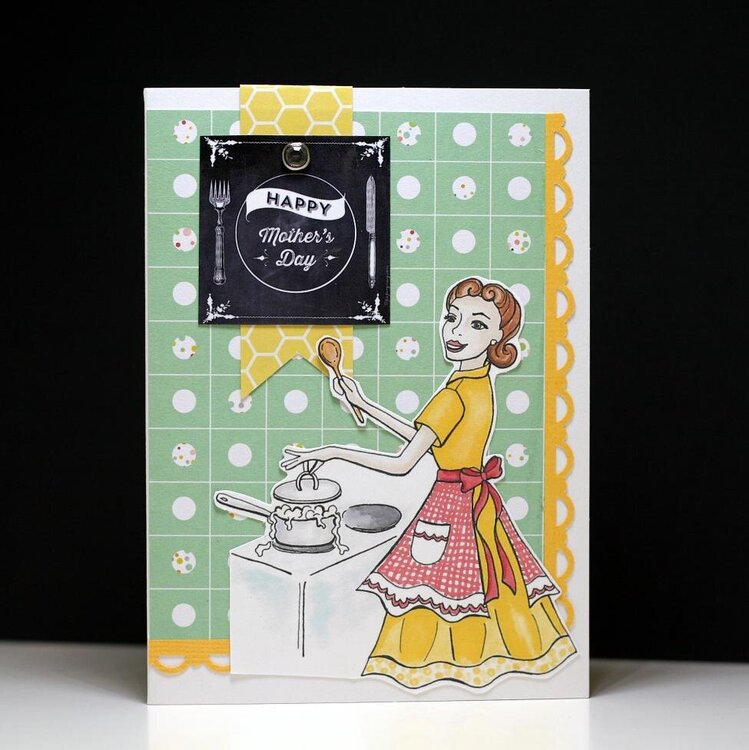 Retro Mothers Day Card