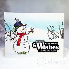 Warm Winter Wishes Snowman