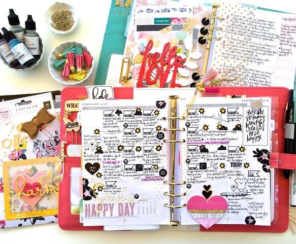 February 2016 Planner Layout