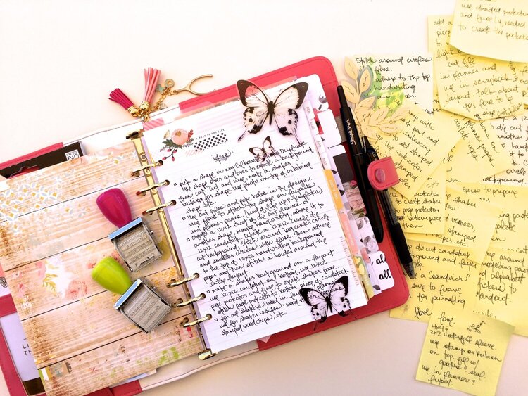 Planner Notes Layout