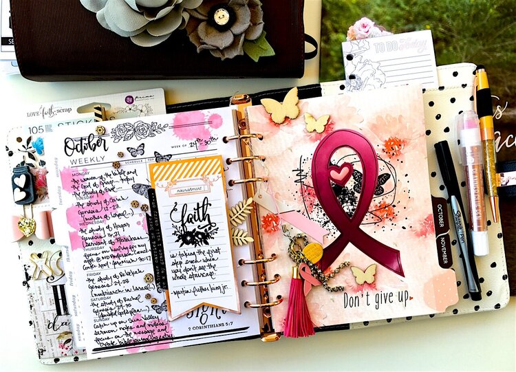 Weekly Planner Layout and Divider