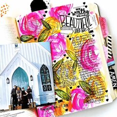 Beautiful Messes Bible Journaling Layout