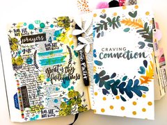 Fear Not He Knows - Bible Journaling Layout