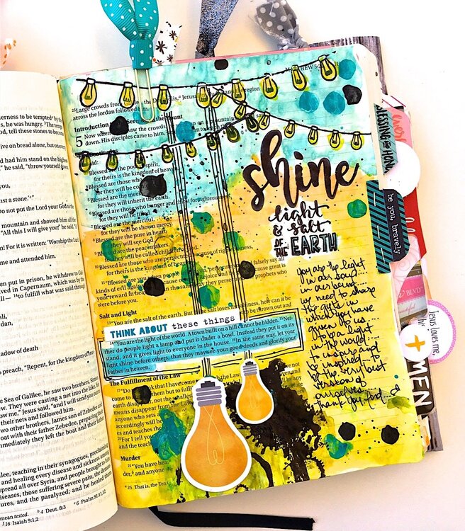 Shine Journaling Bible Layout