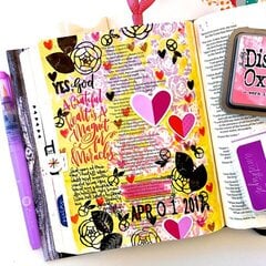 A grateful heart journaling bible layout