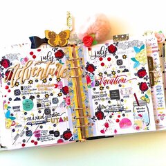 July Monthly Planner Layout