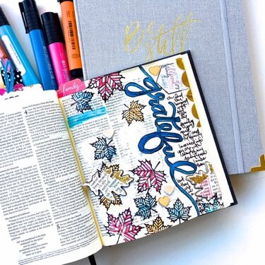 Grateful Journaling Bible Layout