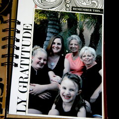 Family Minibook Gratitude Page - Teresa Collins New Family Matters Collection