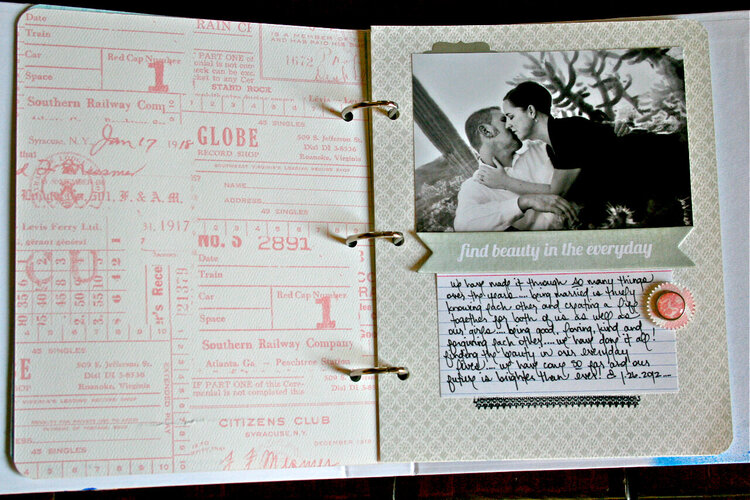 Cherish Memory Book Binder Page 3