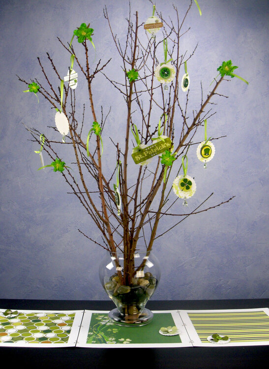 St. Patrick&#039;s Day Tree Centerpiece