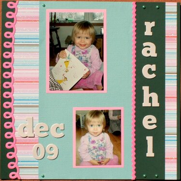 Rachel, my niece