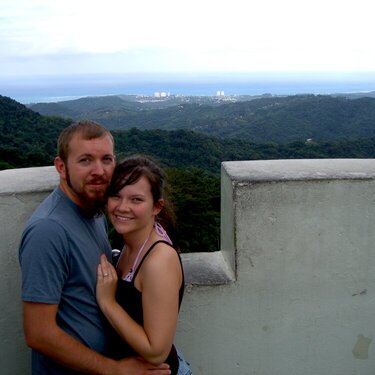 DH and I in El Yunque